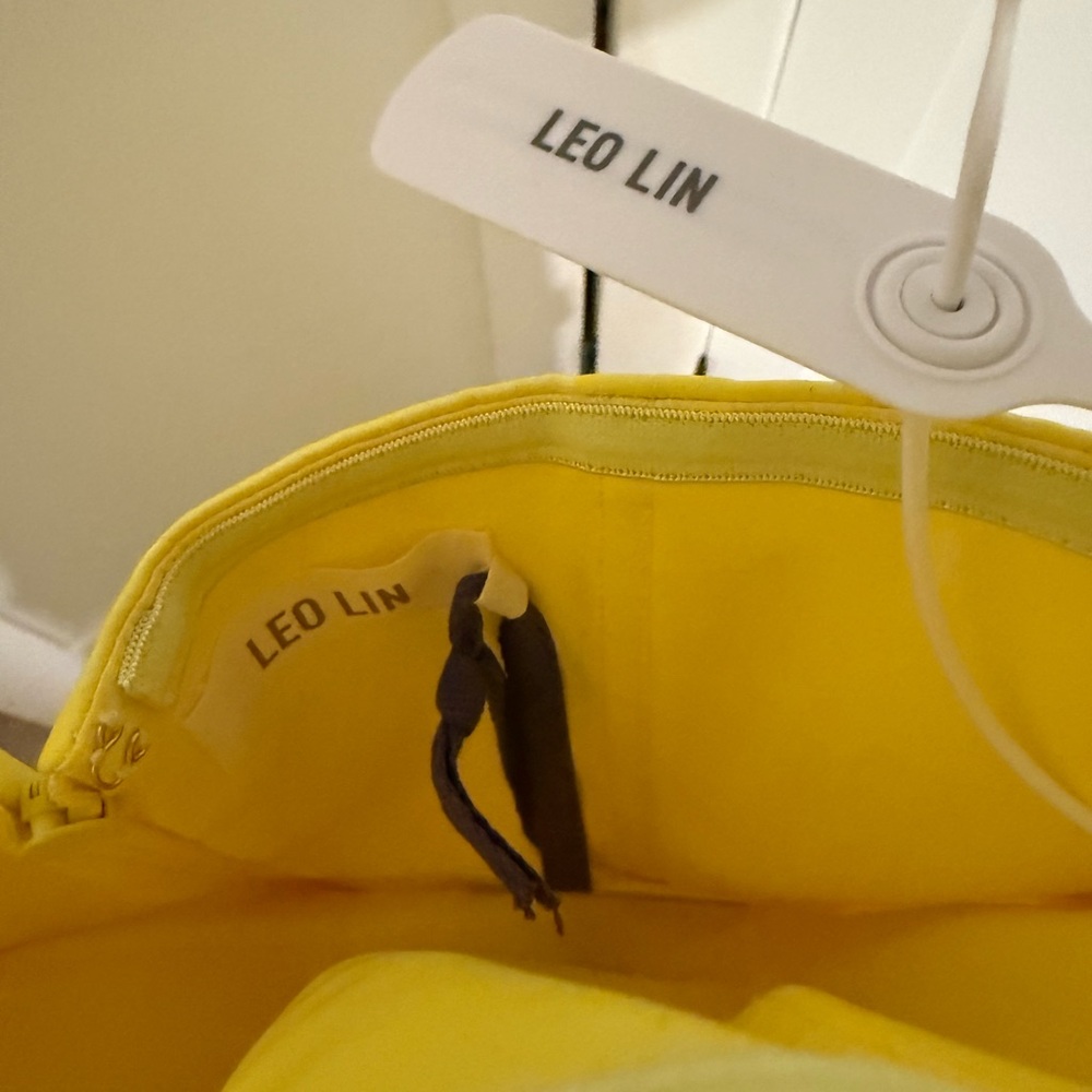 Leo Lin Rayna Appliqué Floral Maxi Dress – Iris Print in Yellow - Picture 5 of 6